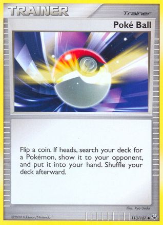 Poke Ball - Reverse Holofoil Platinum - Uncommon