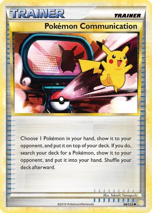 Pokemon Communication 098 HeartGold SoulSilver - Uncommon