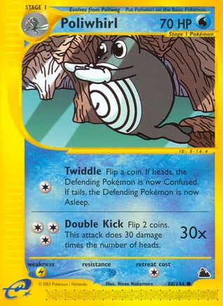 Poliwhirl - Reverse Holofoil Skyridge - Common