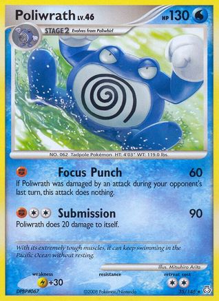 Poliwrath Legends Awakened - Rare