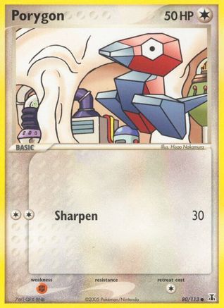 Porygon 080 Delta Species - Common