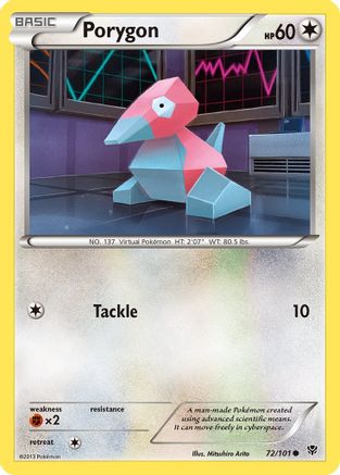 Porygon 072/101 Plasma Blast - Common