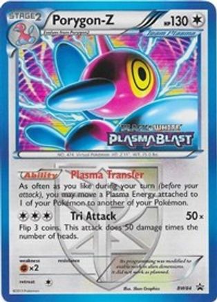 Porygon-Z (Team Plasma) - BW84 (Prerelease) - Holofoil Black and White Promos - Promo