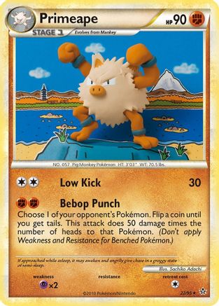 Primeape 022 Unleashed - Rare