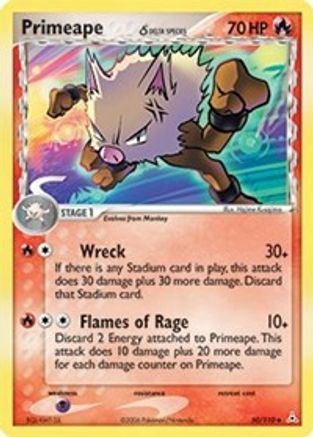 Primeape (Delta Species) 050 Holon Phantoms - Uncommon