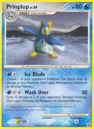 Prinplup - Reverse Holofoil Majestic Dawn - Uncommon