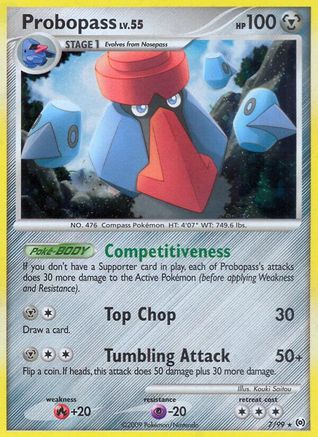 Probopass 007 - Reverse Holofoil Arceus - Holo Rare