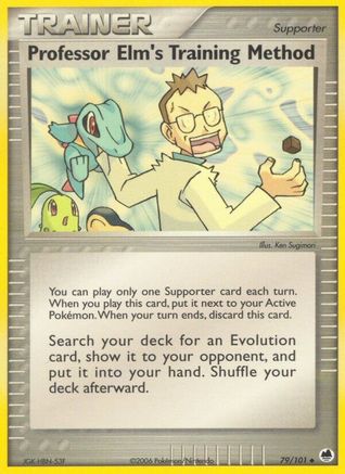 Professor Elm's Training Method 079 - Reverse Holofoil Dragon Frontiers - Uncommon