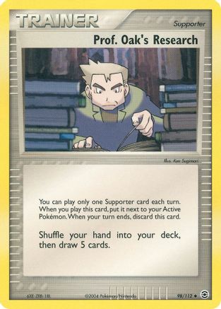 Prof. Oak's Research FireRed & LeafGreen - Uncommon