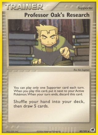 Professor Oak's Research - Reverse Holofoil Dragon Frontiers - Uncommon