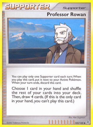 Professor Rowan - Reverse Holofoil Secret Wonders - Uncommon