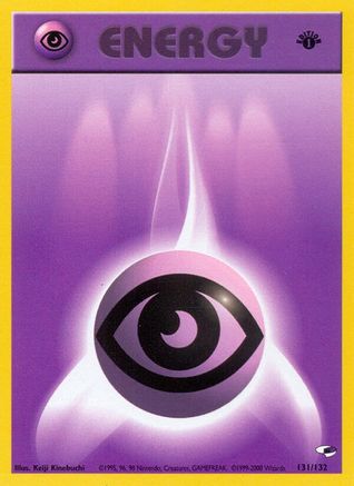 Psychic Energy 131 - 1st Edition Gym Heroes - Common