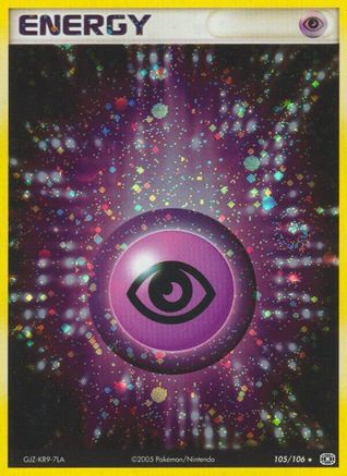 Psychic Energy 105/106 - Holofoil Emerald - Holo Rare