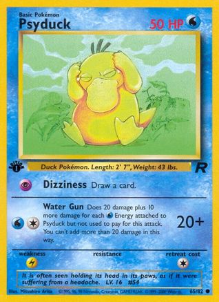 Psyduck 065 - Unlimited Team Rocket - Common