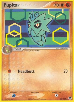 Pupitar 058 Dragon Frontiers - Common