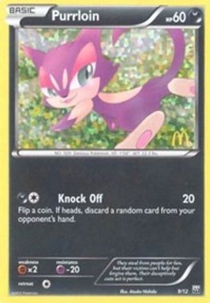 Purrloin - 9/12/12 - Holofoil McDonalds Promos 2012 - Promo