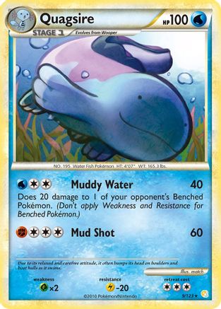 Quagsire 009 - Holofoil HeartGold SoulSilver - Holo Rare