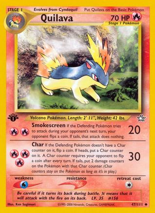 Quilava (47) (47) 047 - 1st Edition Neo Genesis - Uncommon