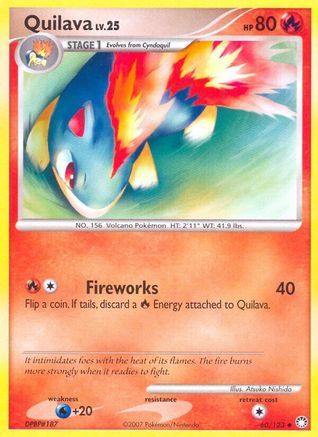 Quilava - Reverse Holofoil Mysterious Treasures - Uncommon