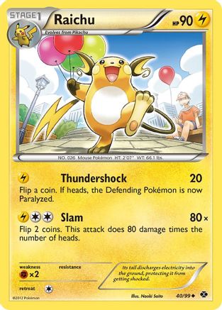 Raichu 040 Next Destinies - Uncommon