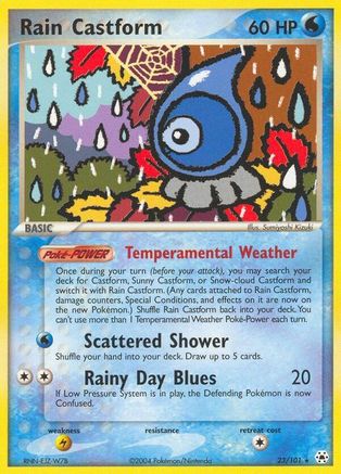 Rain Castform Hidden Legends - Rare