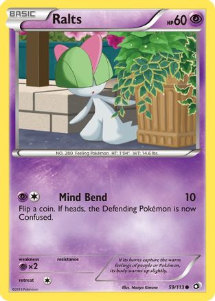 Ralts 059 Legendary Treasures - Common