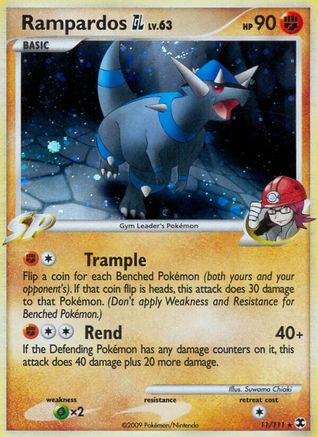 Rampardos GL - Reverse Holofoil Rising Rivals - Holo Rare