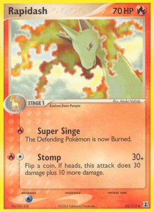 Rapidash 052 Delta Species - Uncommon