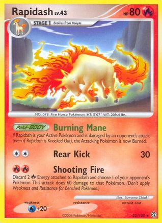 Rapidash Stormfront - Rare