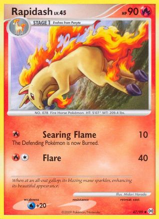Rapidash (47) (47) 047 Arceus - Uncommon