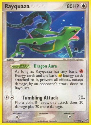 Rayquaza/107 Deoxys - Rare