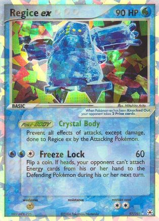 Regice ex - Holofoil Hidden Legends - Ultra Rare
