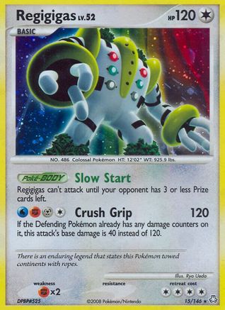 Regigigas (15) - Holofoil Legends Awakened - Holo Rare