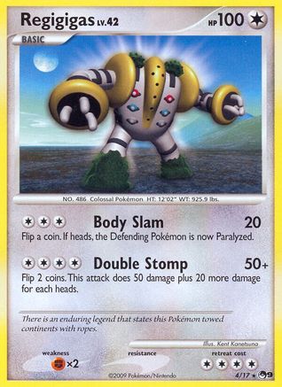 Regigigas - Holofoil POP Series 9 - Rare