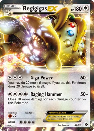 Regigigas EX - Holofoil Next Destinies - Ultra Rare