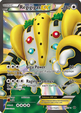 Regigigas EX (99 Full Art) - Holofoil Next Destinies - Ultra Rare