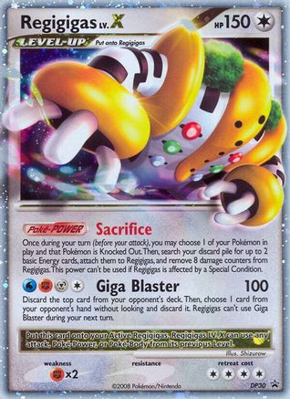 Regigigas LV.X - DP30 - Holofoil Diamond and Pearl Promos - Promo