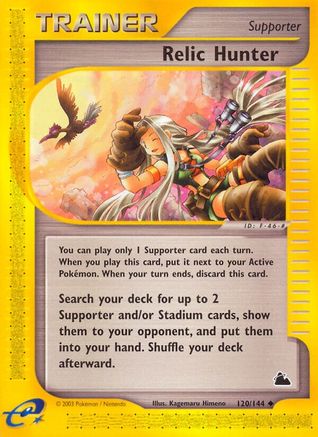 Relic Hunter - Reverse Holofoil Skyridge - Uncommon
