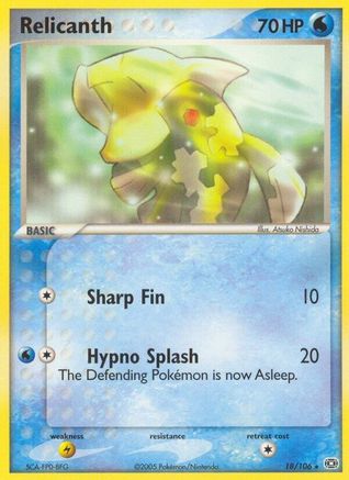 Relicanth - Reverse Holofoil Emerald - Rare
