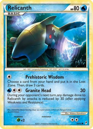 Relicanth - Reverse Holofoil Call of Legends - Common