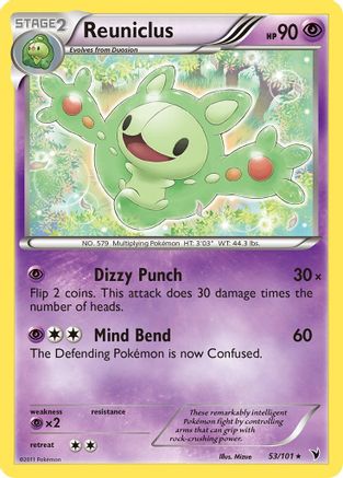 Reuniclus (53) - Reverse Holofoil Noble Victories - Rare