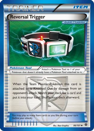 Reversal Trigger (Team Plasma) 086 Plasma Blast - Uncommon
