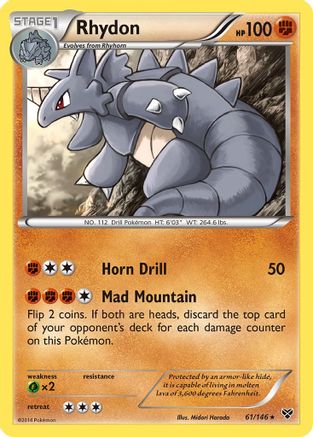 Rhydon XY Base Set - Rare