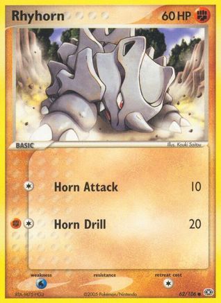 Rhyhorn Emerald - Common