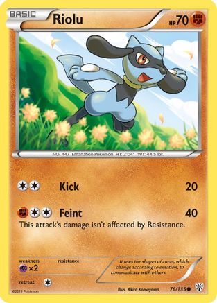 Riolu (76) Plasma Storm - Common