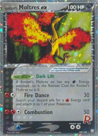 Rocket's Moltres ex 100 - Holofoil Team Rocket Returns - Ultra Rare