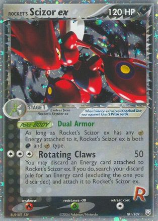 Rocket's Scizor ex 101 Team Rocket Returns - Ultra Rare