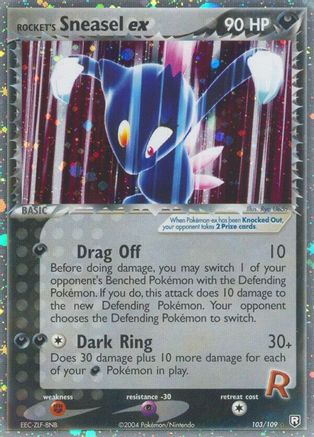Rocket's Sneasel ex 103 - Holofoil Team Rocket Returns - Ultra Rare