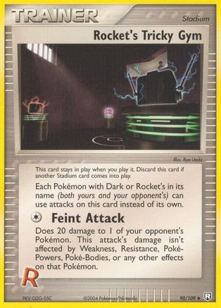 Rocket's Tricky Gym 090 - Reverse Holofoil Team Rocket Returns - Uncommon