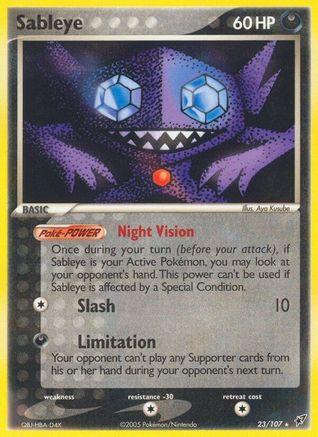 Sableye 023 Deoxys - Rare